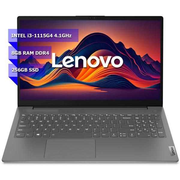 NOTEBOOK LENOVO V15 INTEL I3 8GB (4G+4G) 256SSD FDS