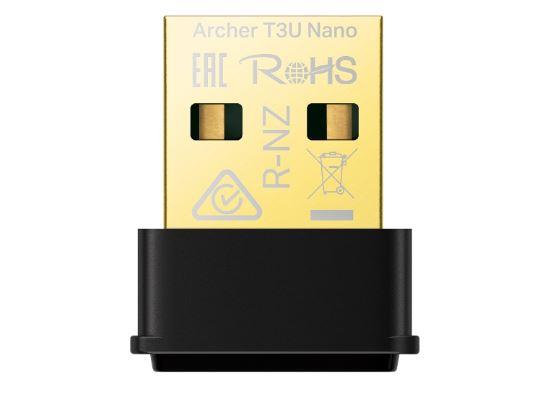 PLACA RED TP LINK ADAPTADOR USB INALAMB. NANO AC1300 ARCHER T3U NANO