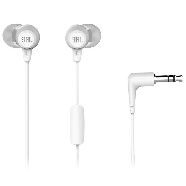 AURICULAR JBL C50HI IN-EAR HEADPHONES WHITE