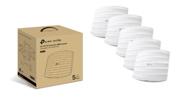 AP IN.TP LINK EAP INDOOR AC1750 DUAL BAND (5-PACK) S/F EAP245(5-pack)