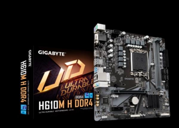 MOTHER GIGABYTE INTEL H610M H DDR4 1700 12VA/13VA H610M H DDR4 1.2