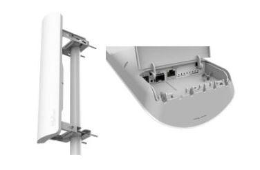 AP OUT.MIKROTIK MANTBOX 5GHZ 19DBI 120ˡ DOBLE POL C/FUEN RB921GS-5HPacD-19S