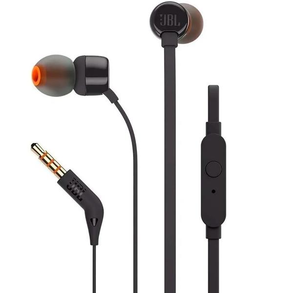 AURICULAR JBL T110 IN-EAR HEADPHONES BLACK