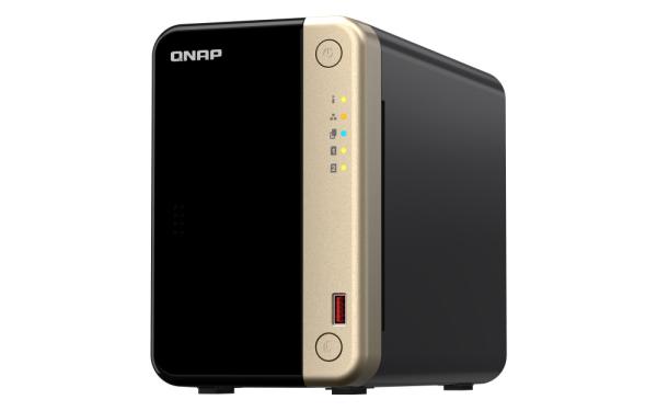 STORAGE QNAP NAS 2-BAY 4 CORE 1.7GHZ 1GB 2PORT1G TS-264-8G-US