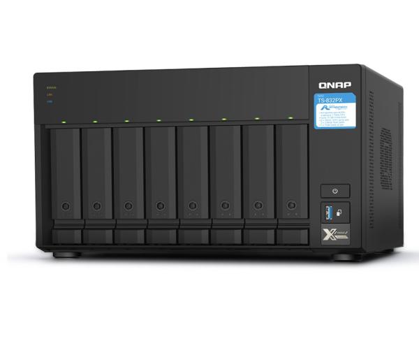 STORAGE QNAP NAS 8-BAY ARM 4CORE 1.7GHZ 4GB DDR4 TS-832PX-4G-US